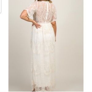 Pinkblush Dresses - Pinkblush white lace maternity dress Pinkblush Dresses - Pinkblush white lace maternity dress